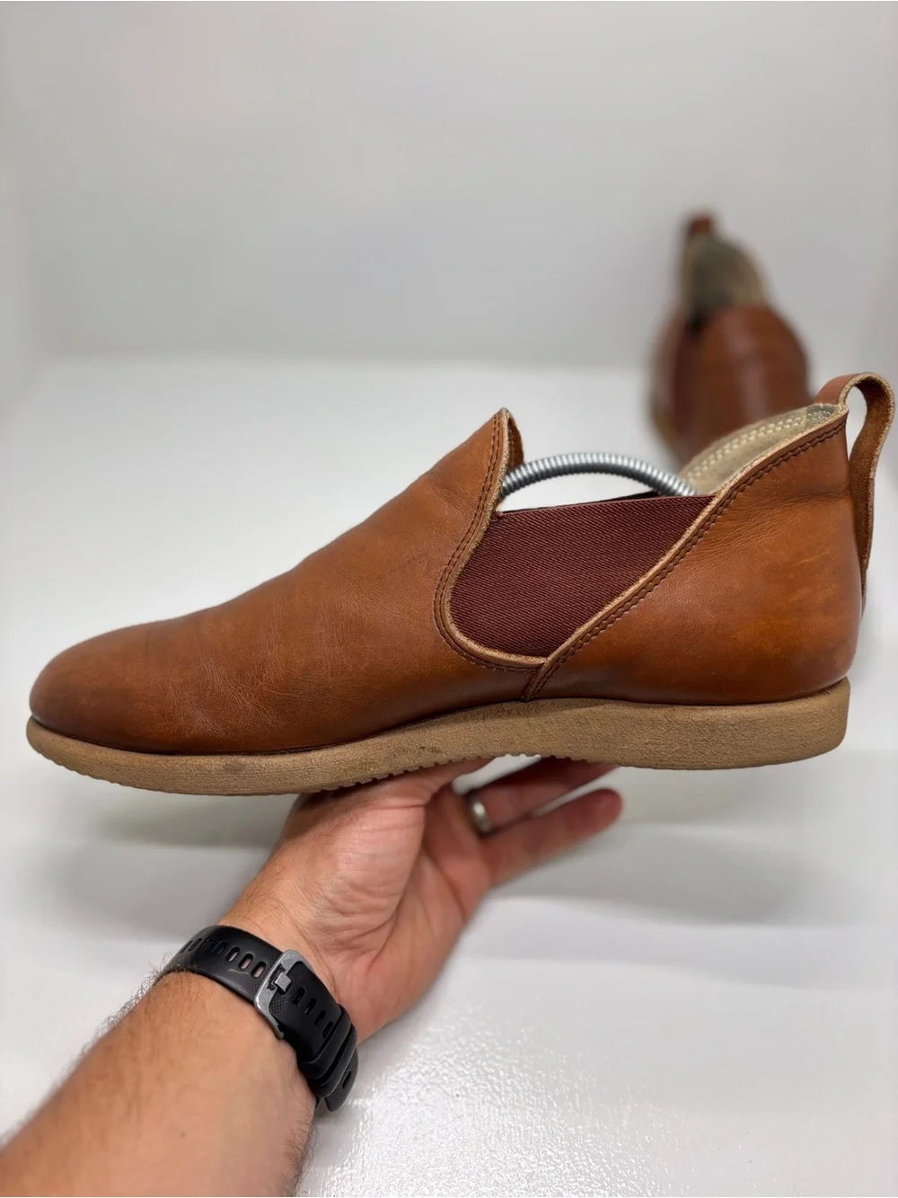 Red Wing Heritage Weekender Slip-On Chelsea Shoes Brown Leather Men’s 10.5 USA